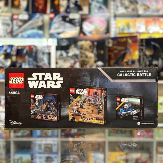 Star Wars Bundle Pack, 3 in 1 Adventure Gift Set (Sets 75372, 75373, and 75391) - Star Wars: The Clone Wars & The Mandalorian Gift Set, 66804 - Star Wars Set