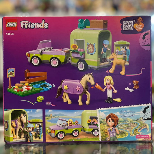 Horse & Baby Foal Trailer, 42695 - Friends Set