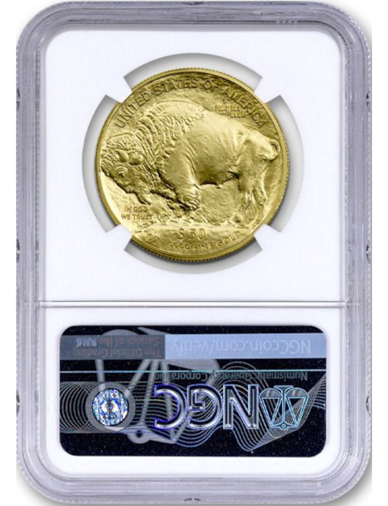 2024 $50 One Ounce Gold Buffalo Early Releases NGC MS70