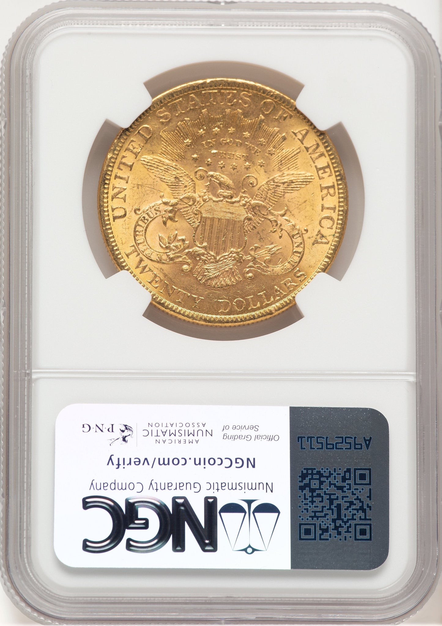 1897 $20 Liberty Double Eagle NGC MS63