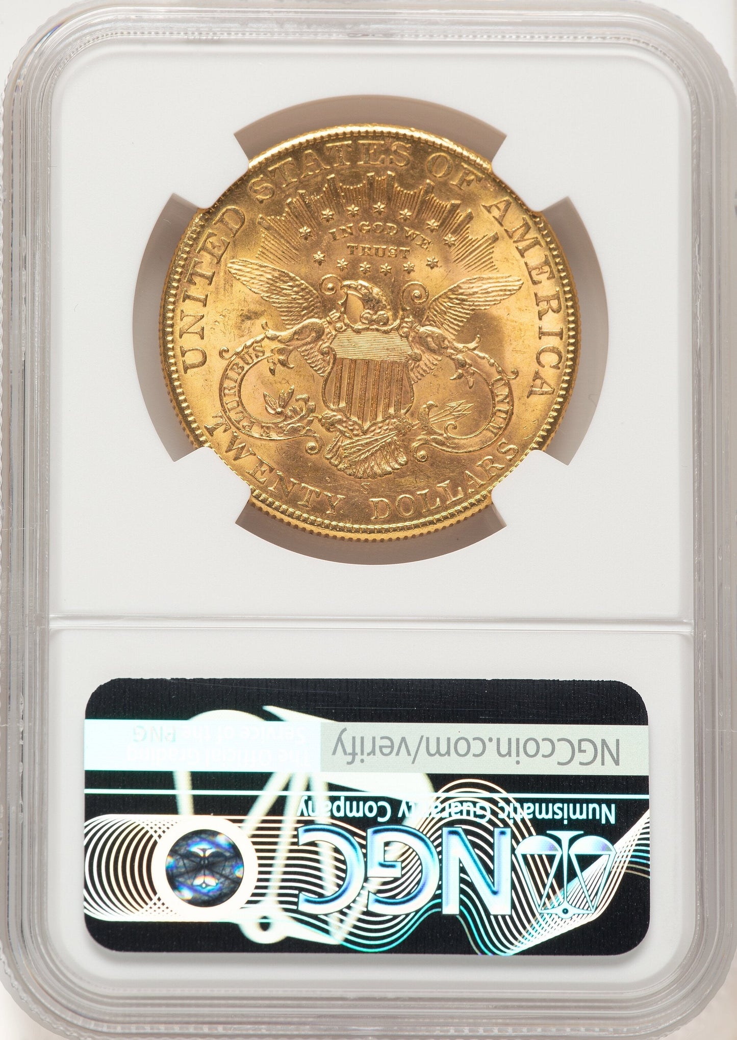 1905-S $20 Liberty Double Eagle NGC MS62