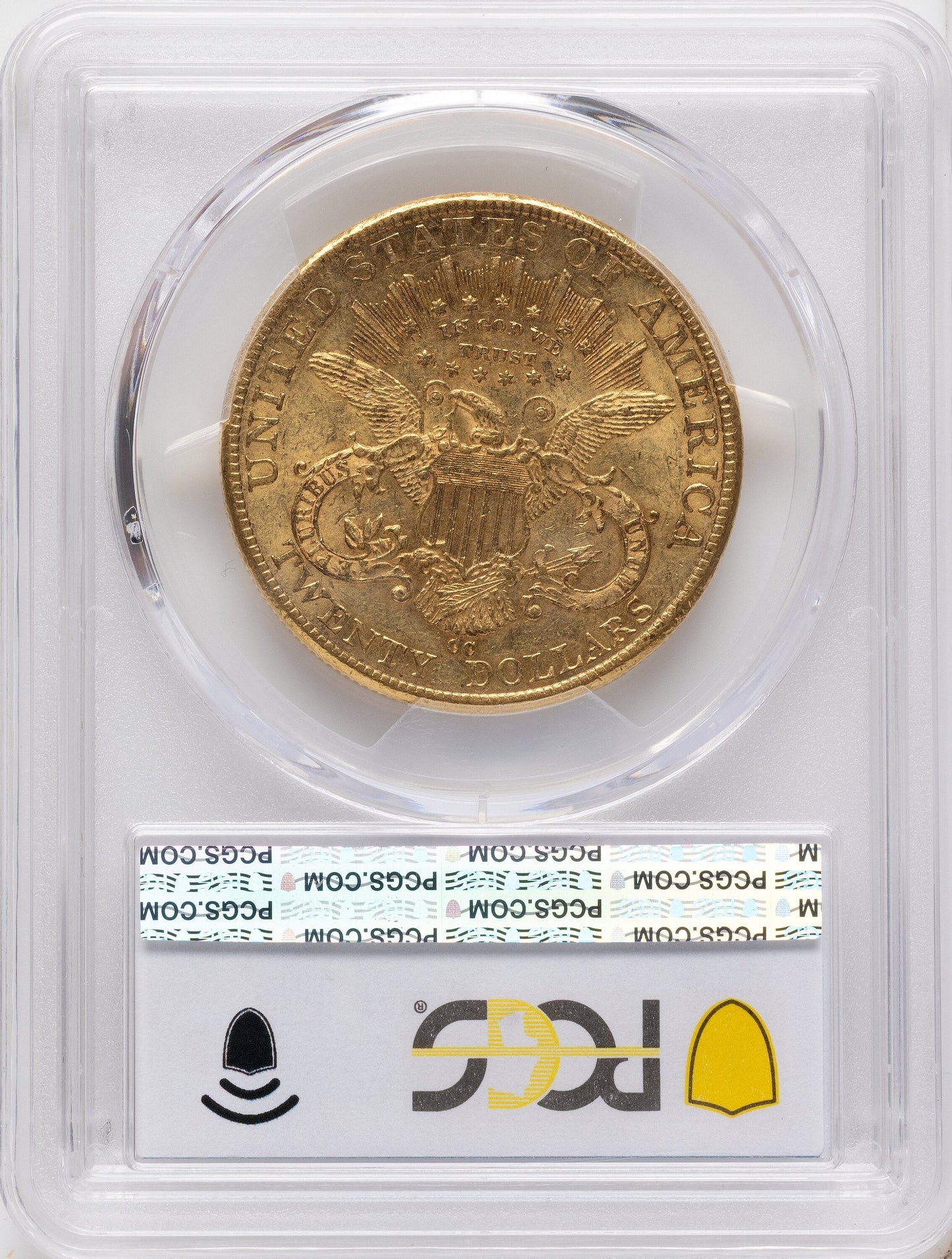 1892-CC $20 Liberty Double Eagle PCGS AU55