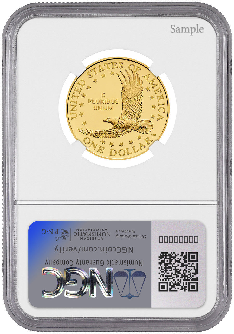 2025-W Sacagawea 25th Anniversary Gold Dollar FDI NGC PF70 Randy L Teton Signed
