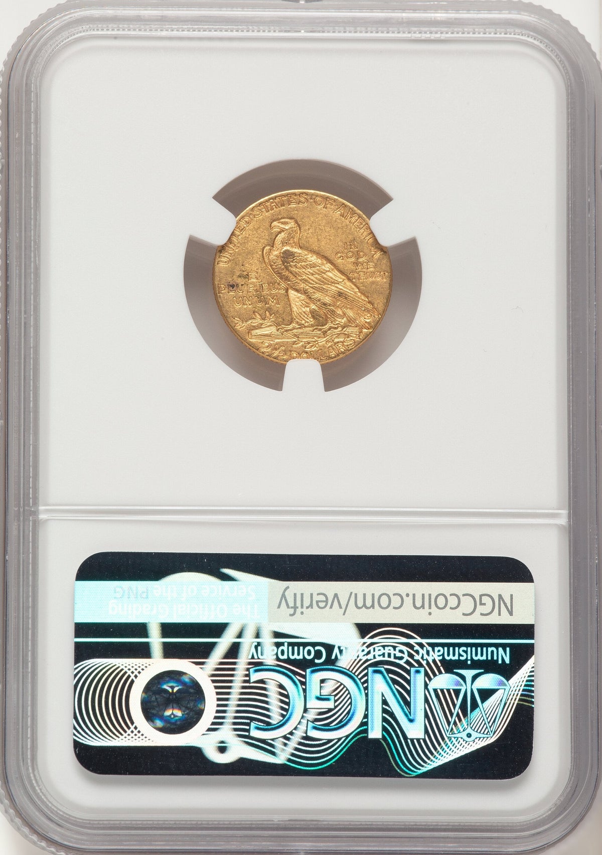 1913 $2.50 Indian Quarter Eagle NGC MS62
