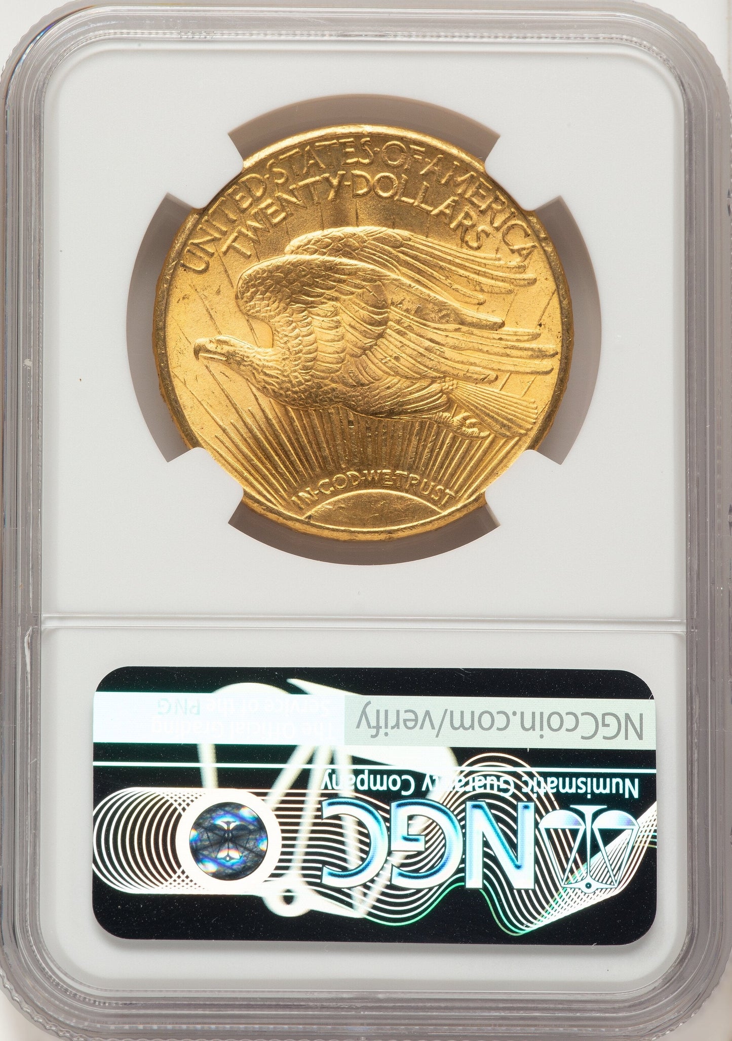 1915-S $20 Saint-Gaudens Double Eagle NGC MS65