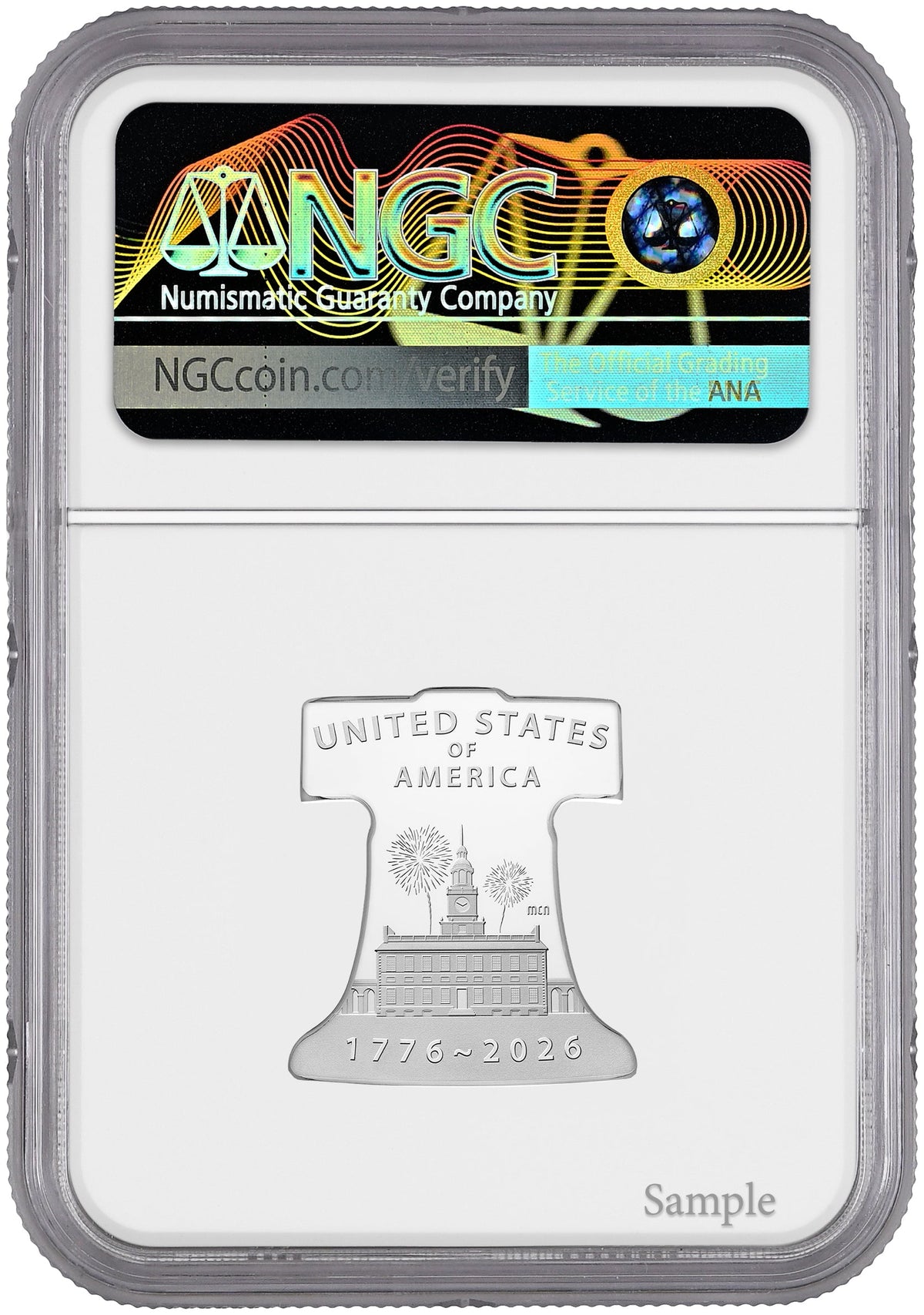 2026-P Freedom Ringing Liberty Bell Silver Medal FDI NGC PF69 Congress