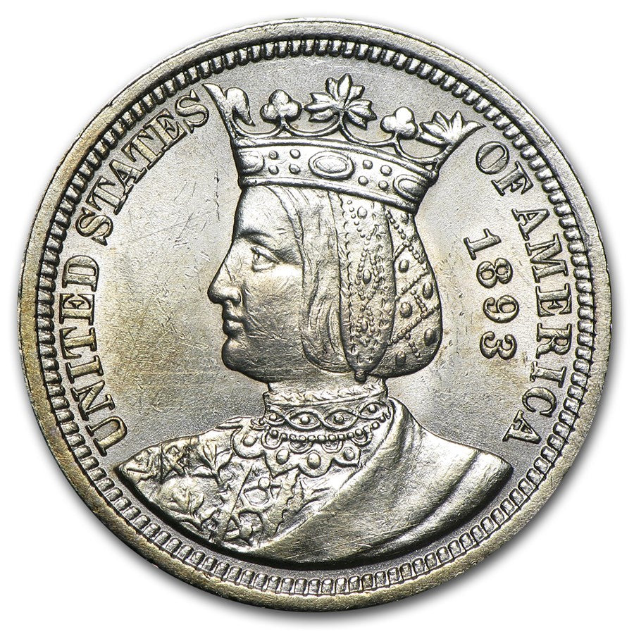 1893 Isabella Commemorative Quarter - AU Details