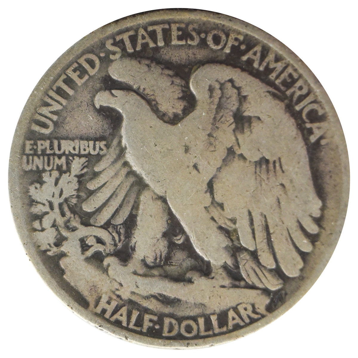 1921 Walking Liberty Half Dollar Details (VG) SEMI KEY