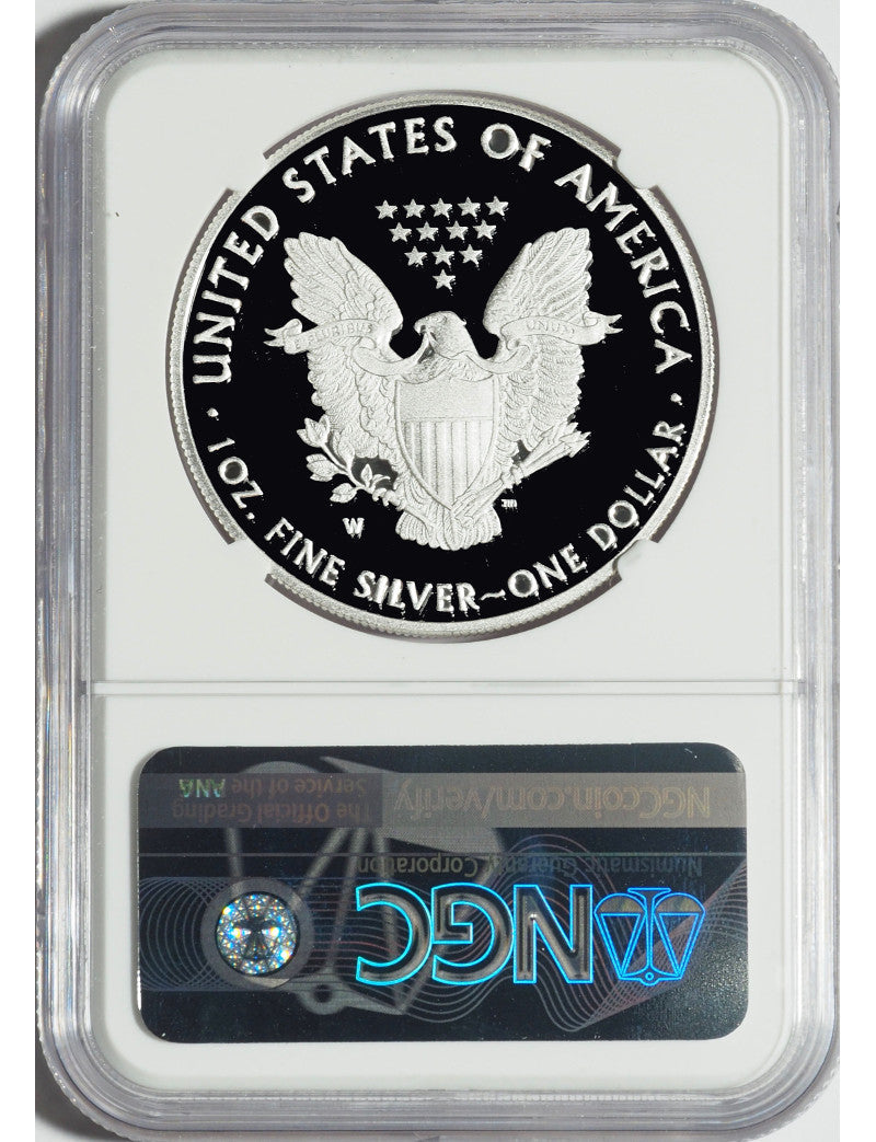 2006-W American Silver Eagle NGC PF70 UCAM Mercanti Signed