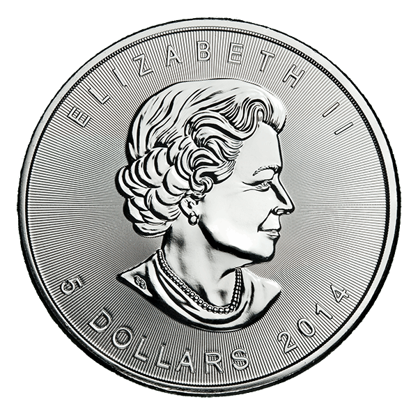 1 oz Canadian Silver Maple Leaf BU (Random Date)