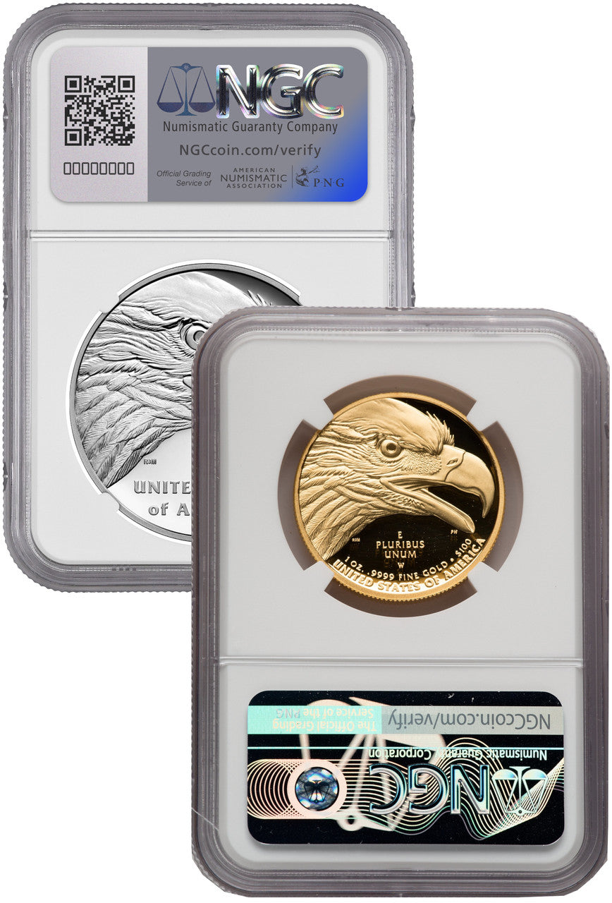 2021-W & 2022-P American Liberty High Relief 2-Coin Set NGC PF70 Harrigal