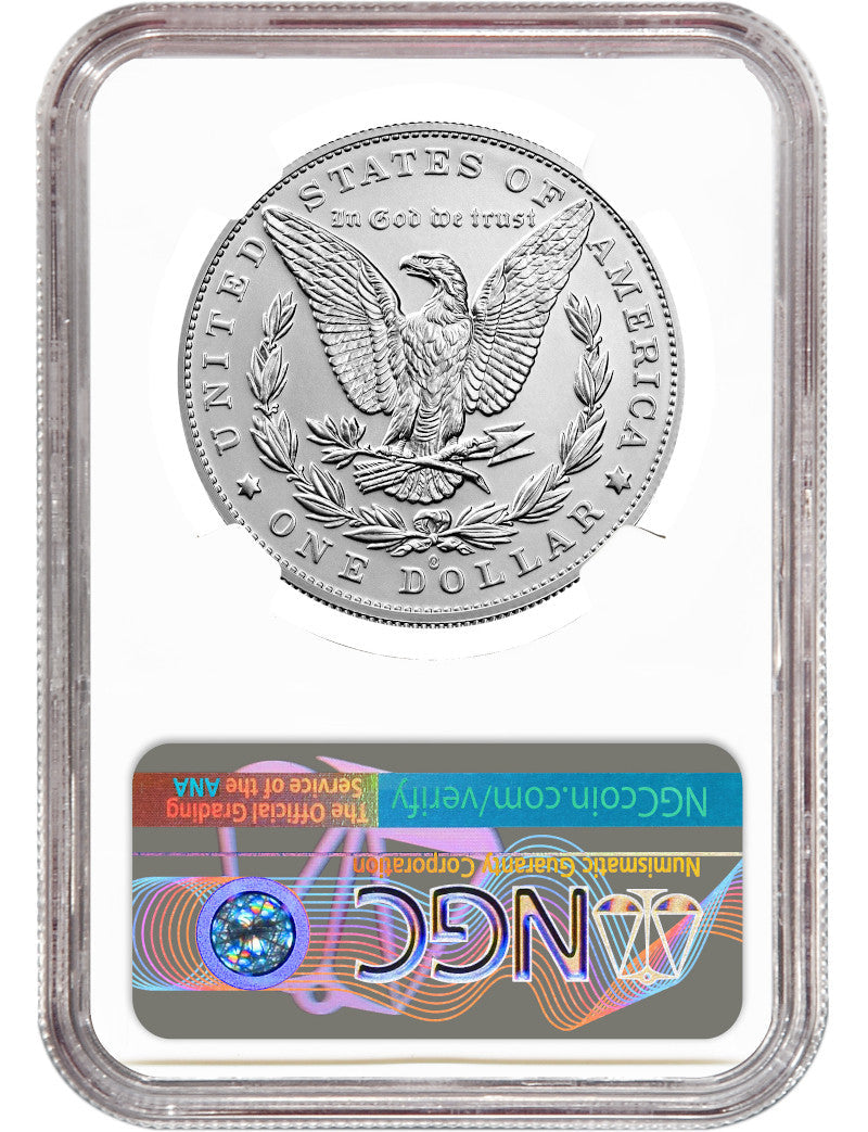 2021-O $1 Morgan Dollar New Orleans Privy Mark FDI NGC MS70