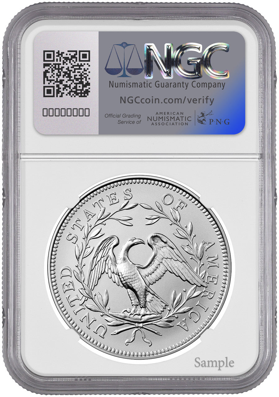 2024 230th Anniversary Flowing Hair Silver Medal 57 of 230 Privy NGC MS70 FDI Harrigal