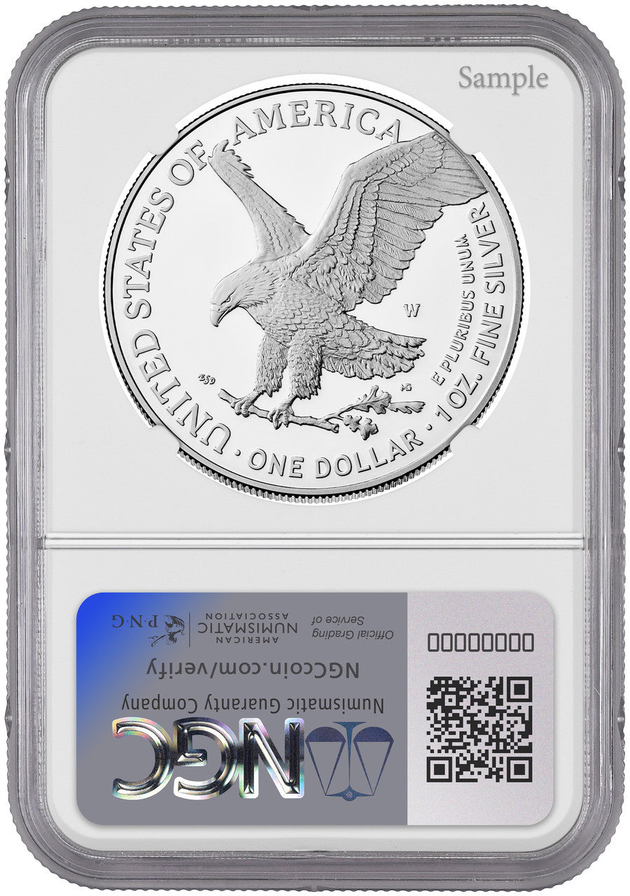 2025-W Silver Eagle 250th Anniversary U.S. Army Privy FDI NGC PF70 UCAM