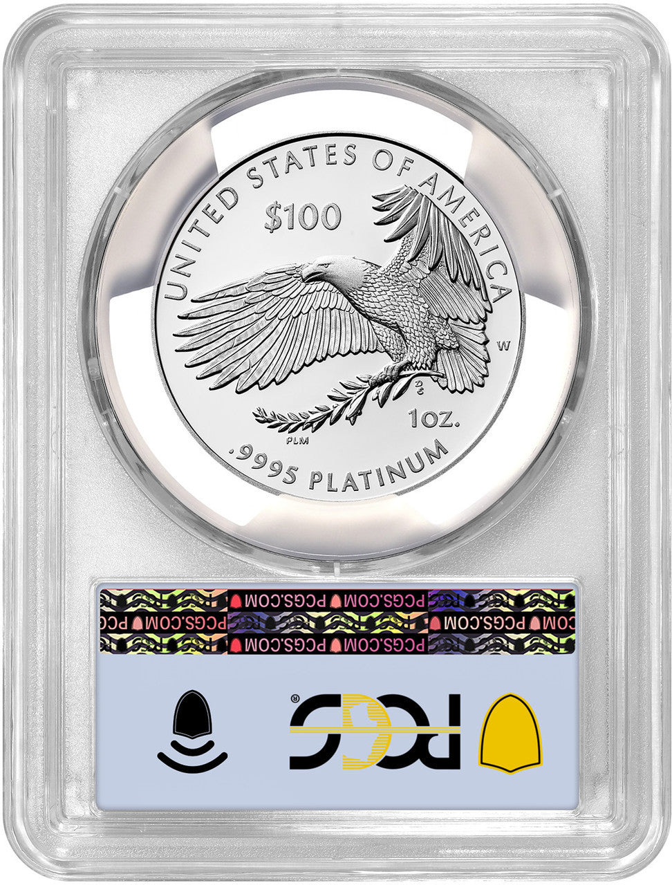 2025-W $100 Platinum Eagle Right To Petition AR PCGS PR70