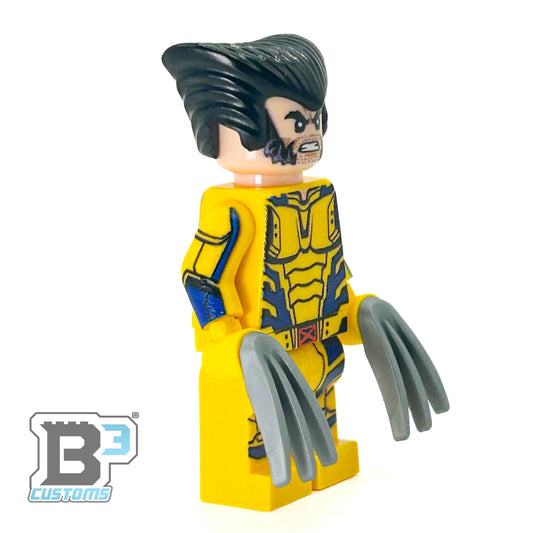 Custom Wolverine Minifig made using parts - B3 Customs