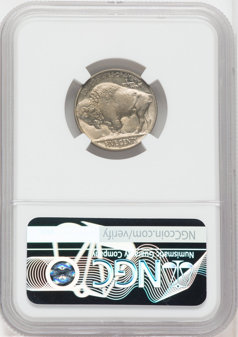 1917-D 5C Buffalo Nickel NGC MS64
