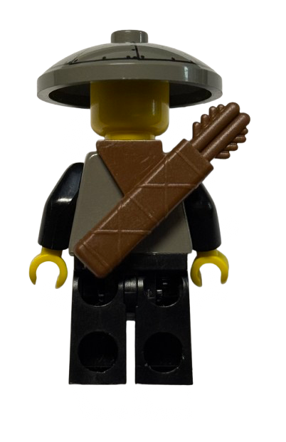Dragon Fortress Guard - Conical Helmet, Quiver, adv047 - Adventurers Minifigure