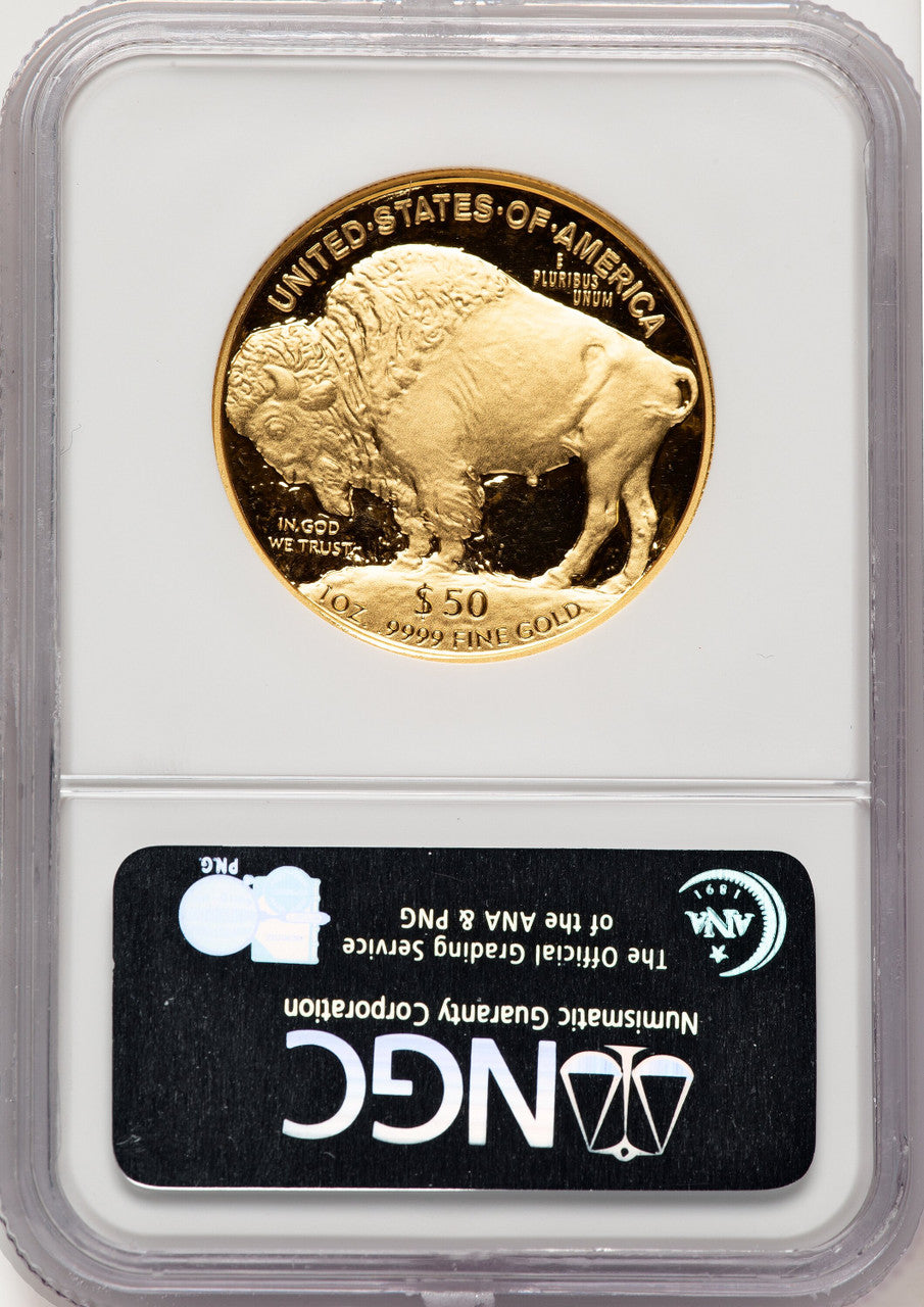 2006-W $50 One-Ounce Gold Buffalo .9999 Fine Gold NGC PF70 (520895050)
