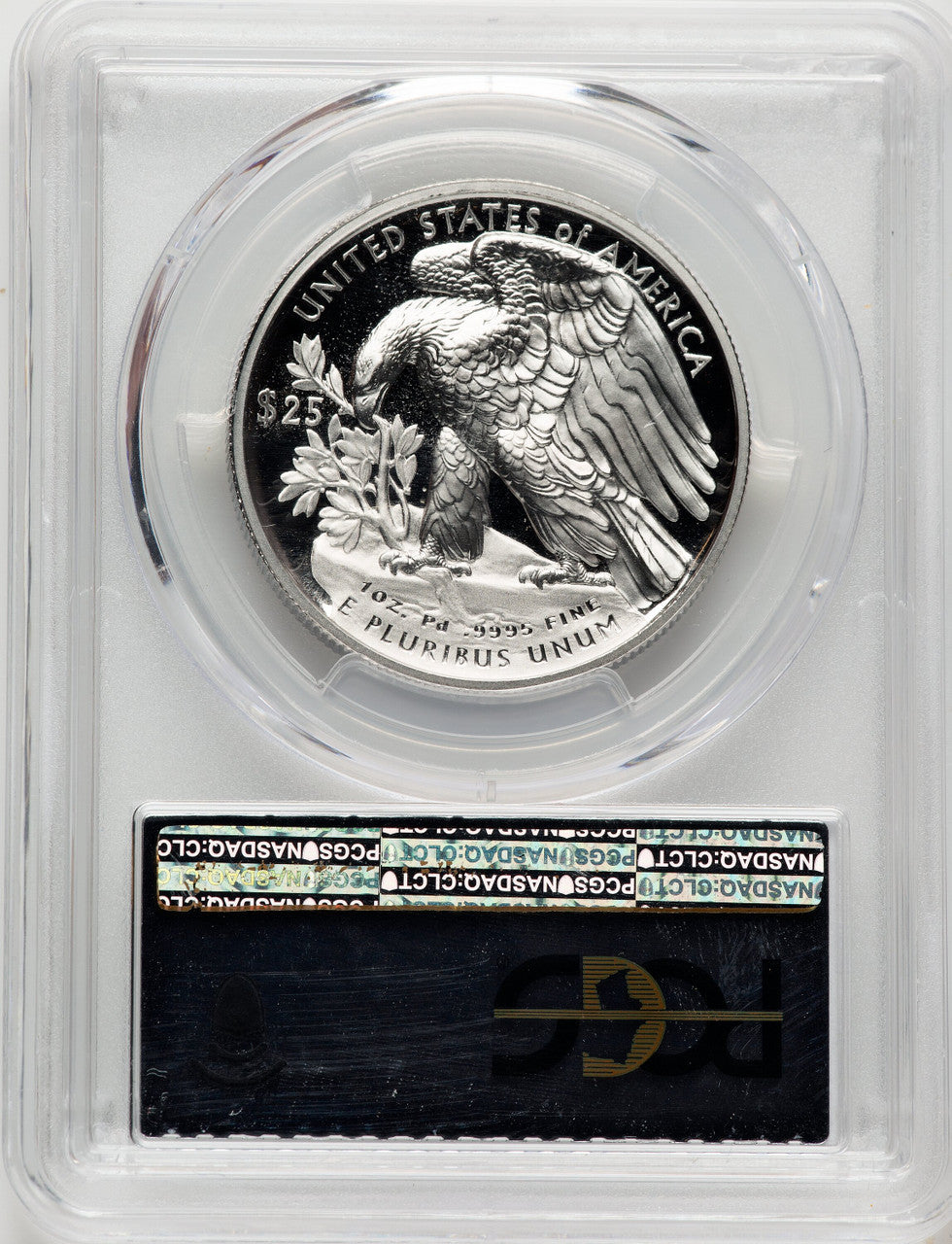 2021-W Palladium Eagle 1 oz FDI Silver Foil PCGS PR70