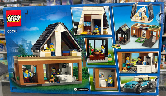 Family House and Electric Car, 60398 - City Set