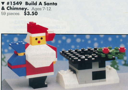 Santa and Chimney, 1549 - Holiday Set