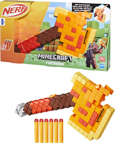Nerf - Minecraft Firebrand Dart Blasting Axe