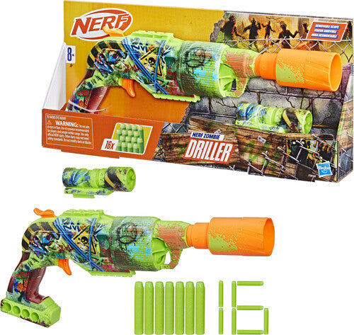 Nerf - Zombie - Driller Dart Blaster