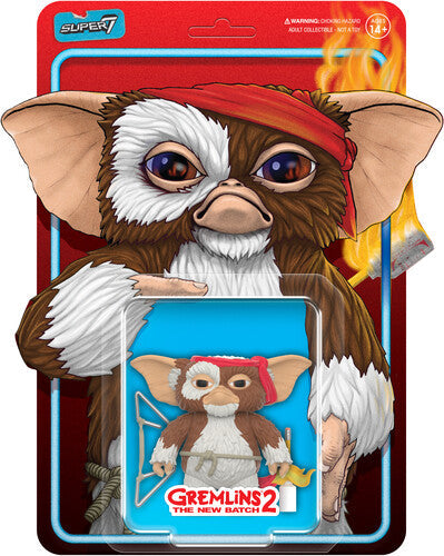 Super7 - Gremlins 2 - ReAction Figures - Gizmo (Battle Ready Character Card)