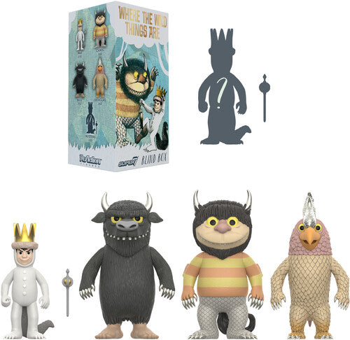 Super7 - Where the Wild Things Are - Reaction Blind Box Wv1 - 12pc Flat