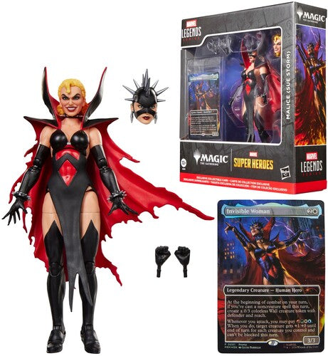 Marvel Super Heroes x Magic: The Gathering - Marvel Legends - Malice (Sue Storm) Fantastic Four Action Figure & Exclusive Foil Trading Card