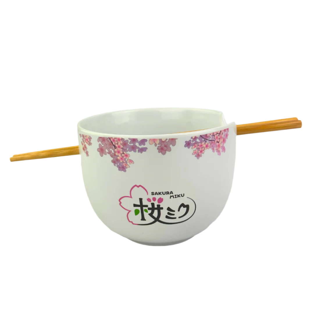 Hatsune Miku - Sakura Miku Ramen Bowl with Chopsticks