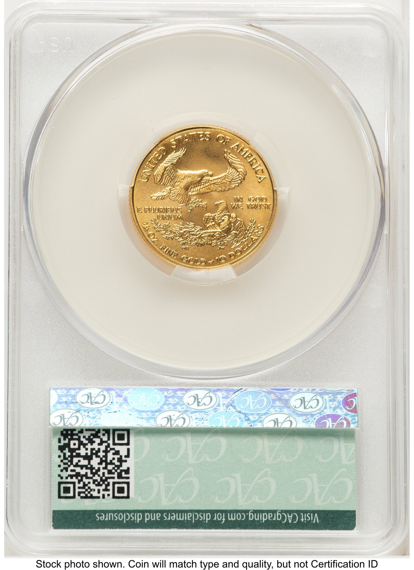 2006-W Burnished Gold Eagle 1/4 oz Non Designation CACG MS70