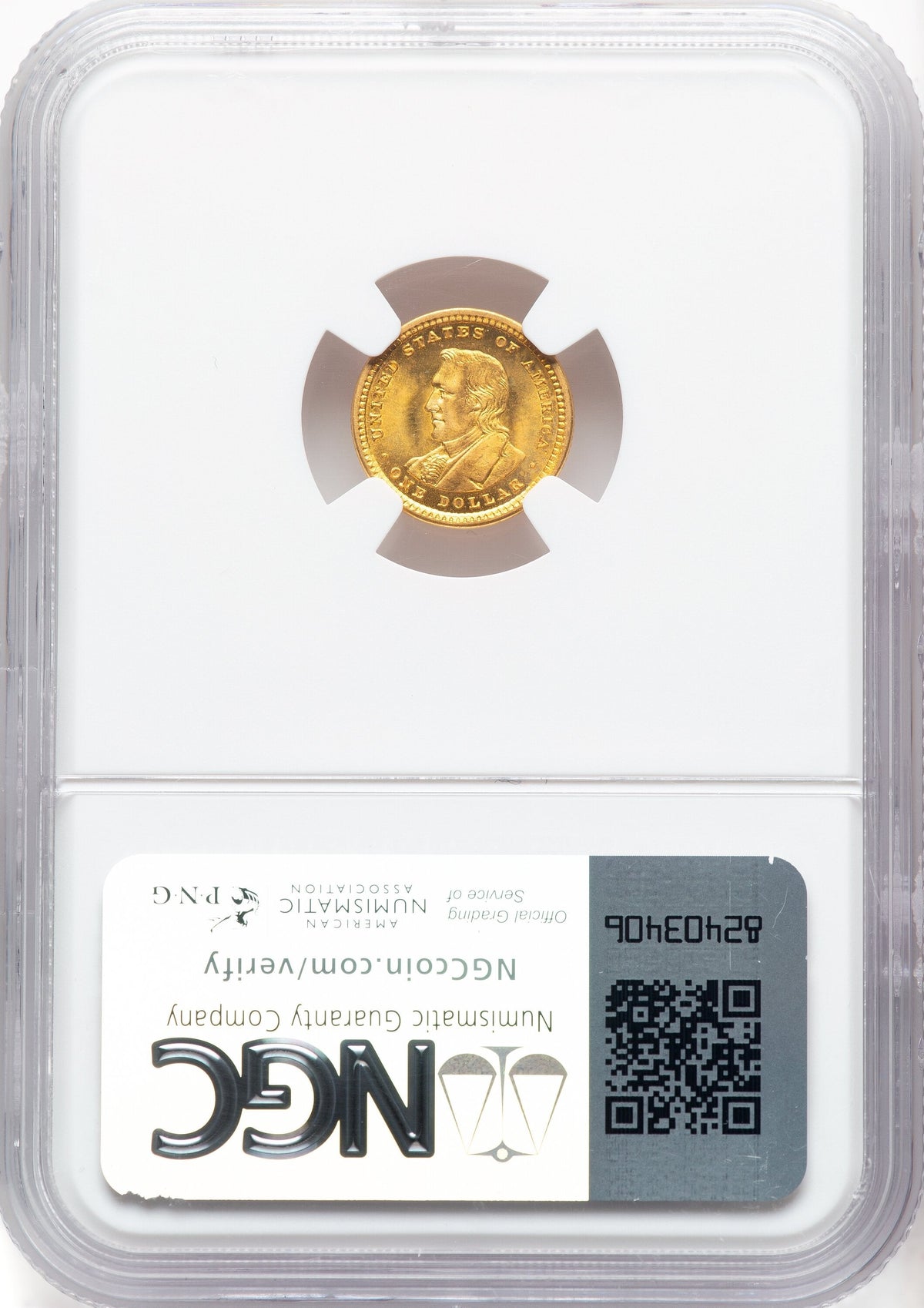 1904 G$1 Lewis and Clark Commemorative Gold NGC MS66+
