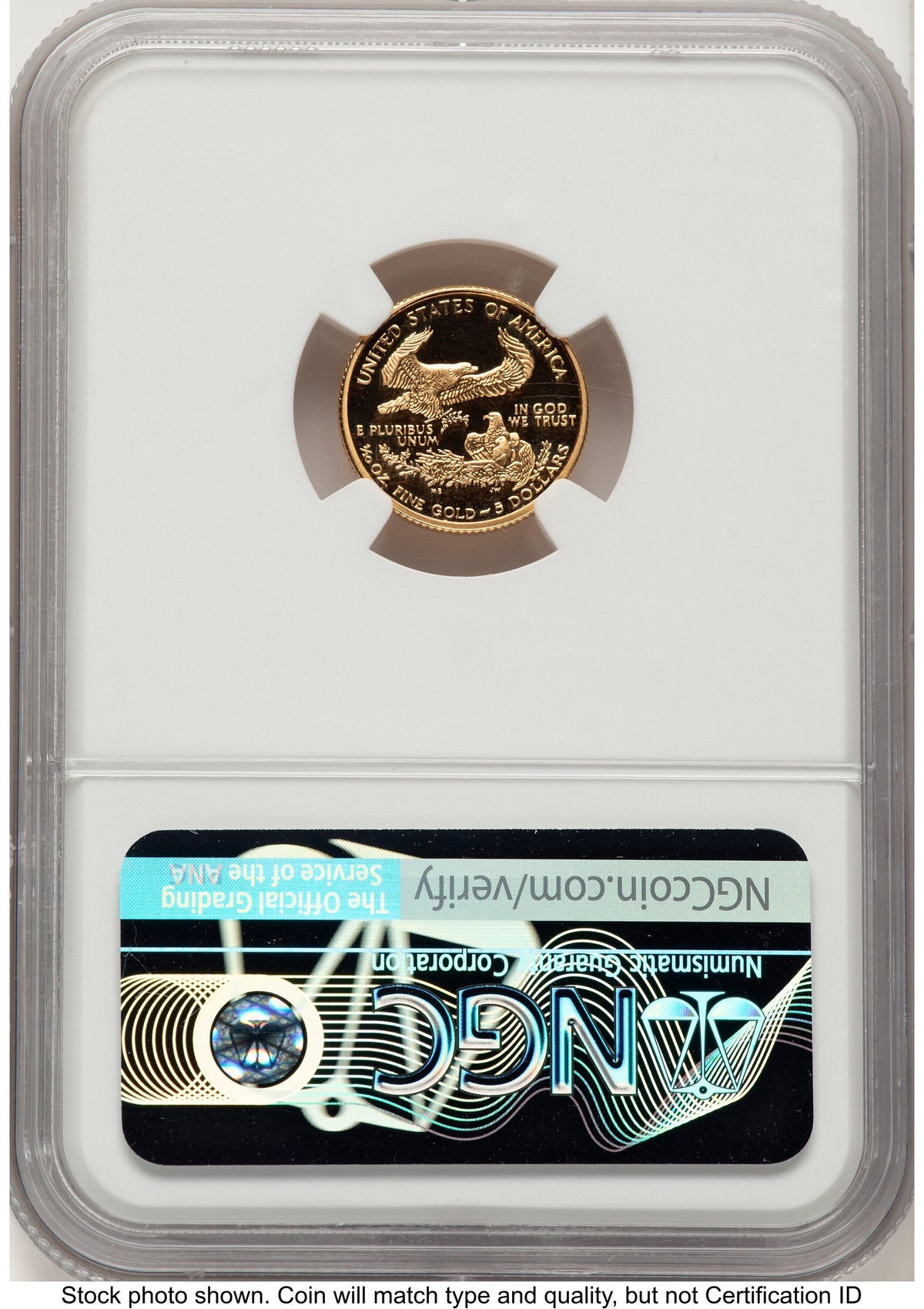 2001-W Proof Gold Eagle 1/10 oz John NGC PF70 Mercanti