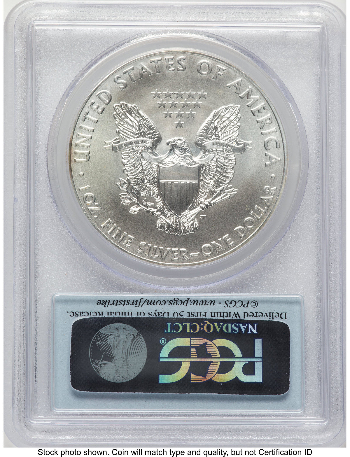 2014 Silver Eagle FS Flag PCGS MS70