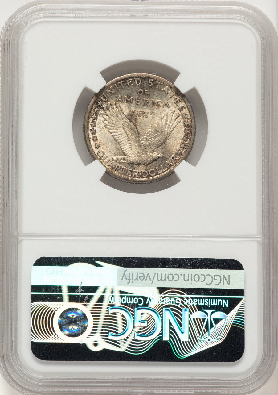 1917-D T-1 FH Standing Liberty Quarter NGC MS66