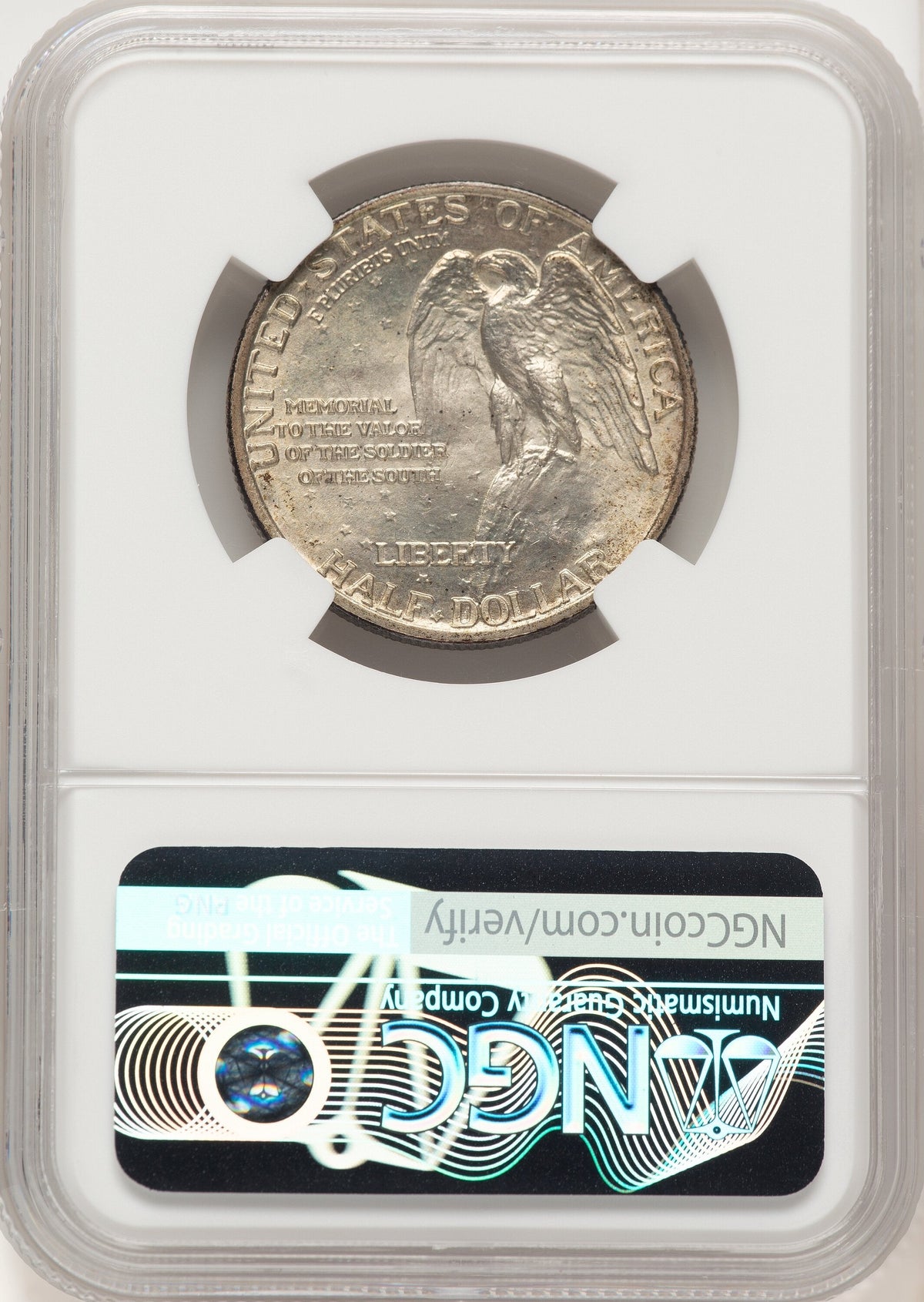1925 50C Stone Mountain Commemorative Silver NGC MS66