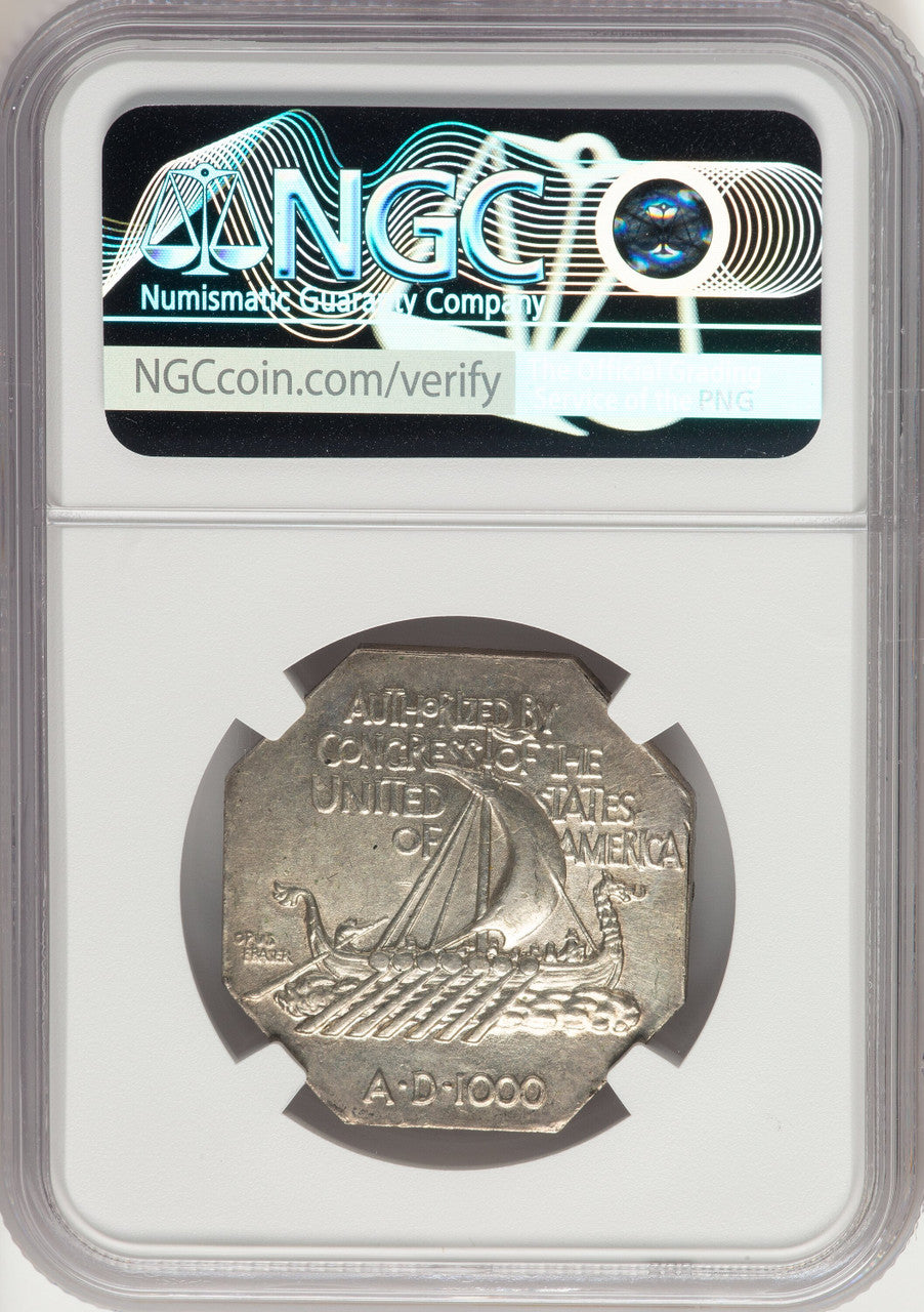 1925 Medal Norse Thick Planchet Commemorative Silver NGC MS65
