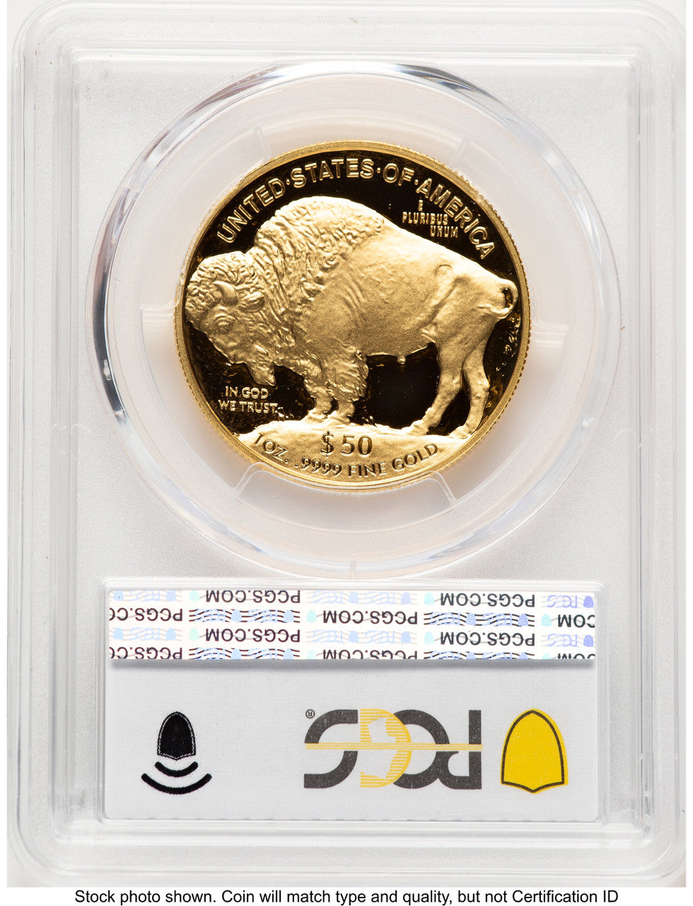 2024-W Proof Gold Buffalo 1 oz FS Blue Gradient PCGS PR70