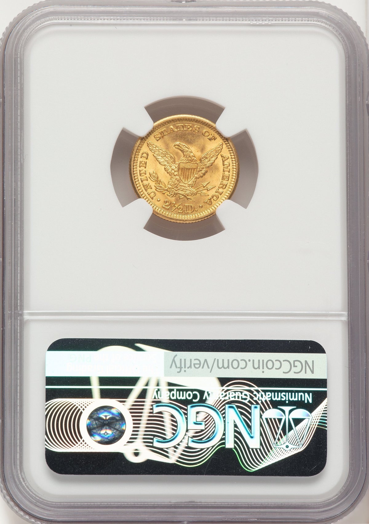 1907 $2.50 Liberty Quarter Eagle NGC MS65+