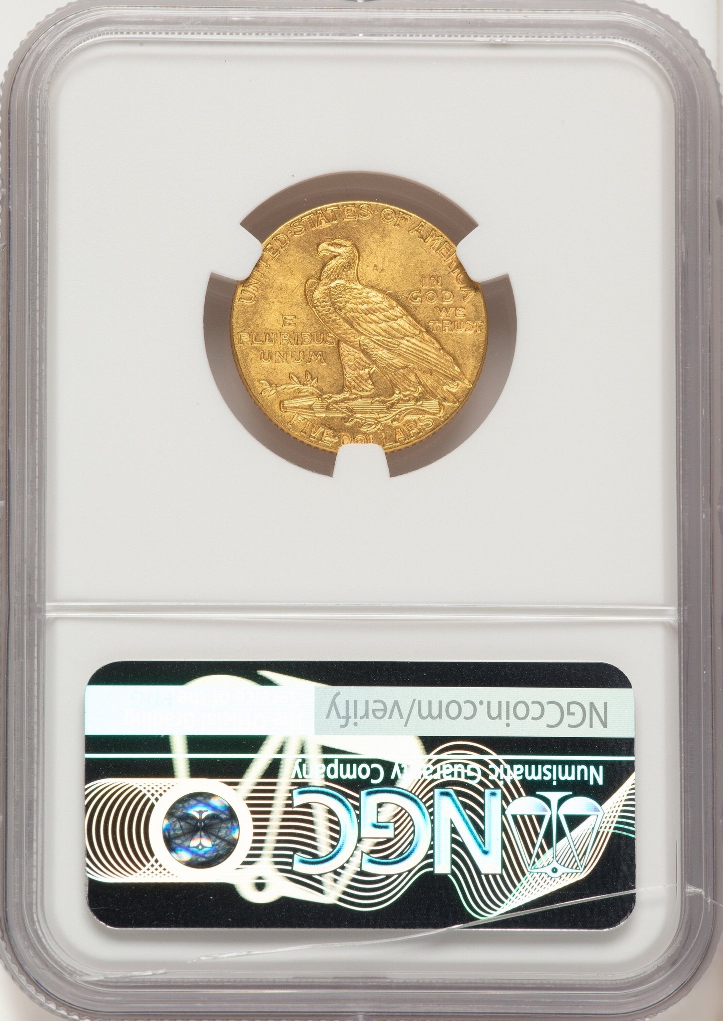 1910 $5 Indian Half Eagle NGC MS64