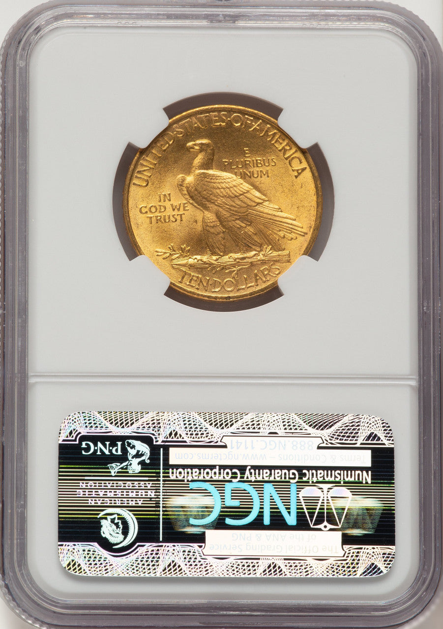 1911 $10 CAC Indian Eagle NGC MS64