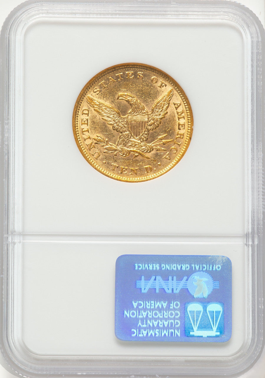 1851 $10 Liberty Eagle NGC AU55