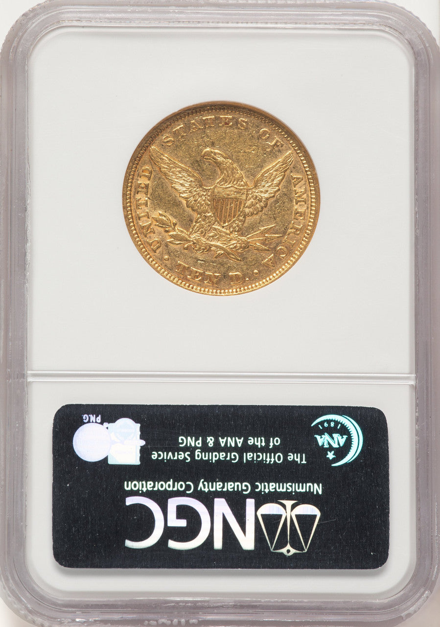 1847 $10 Liberty Eagle NGC AU53