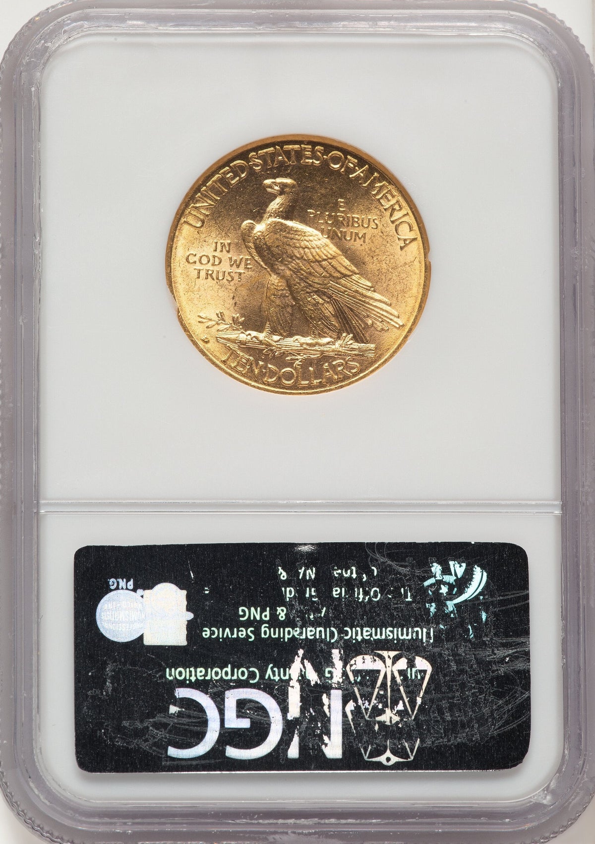 1910-D $10 Indian Eagle NGC MS64