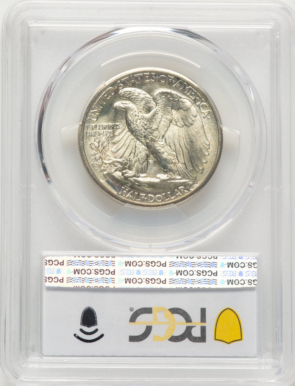 1945-D 50C Walking Liberty Half Dollar PCGS MS67+