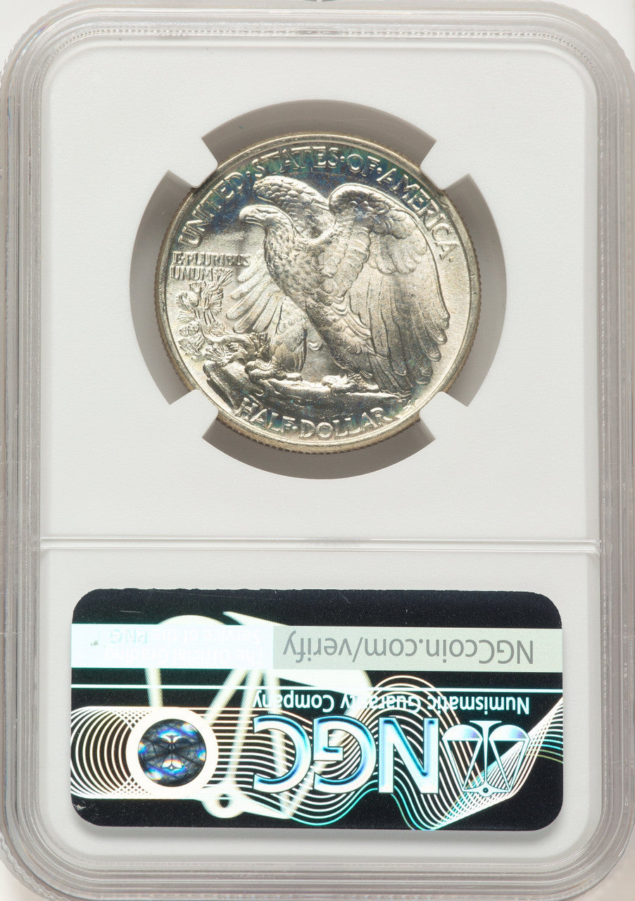 1947 50C Walking Liberty Half Dollar NGC MS67