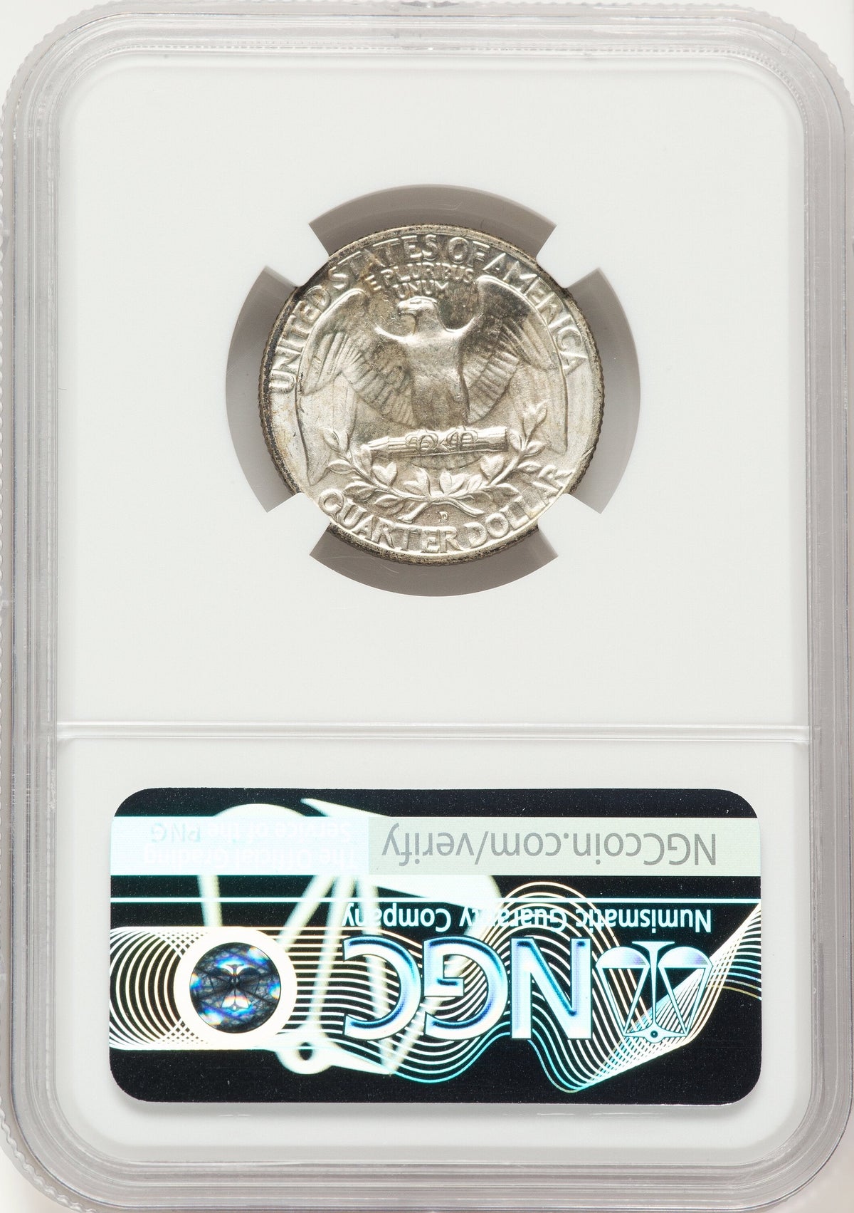 1955-D 25C Washington Quarter NGC MS67