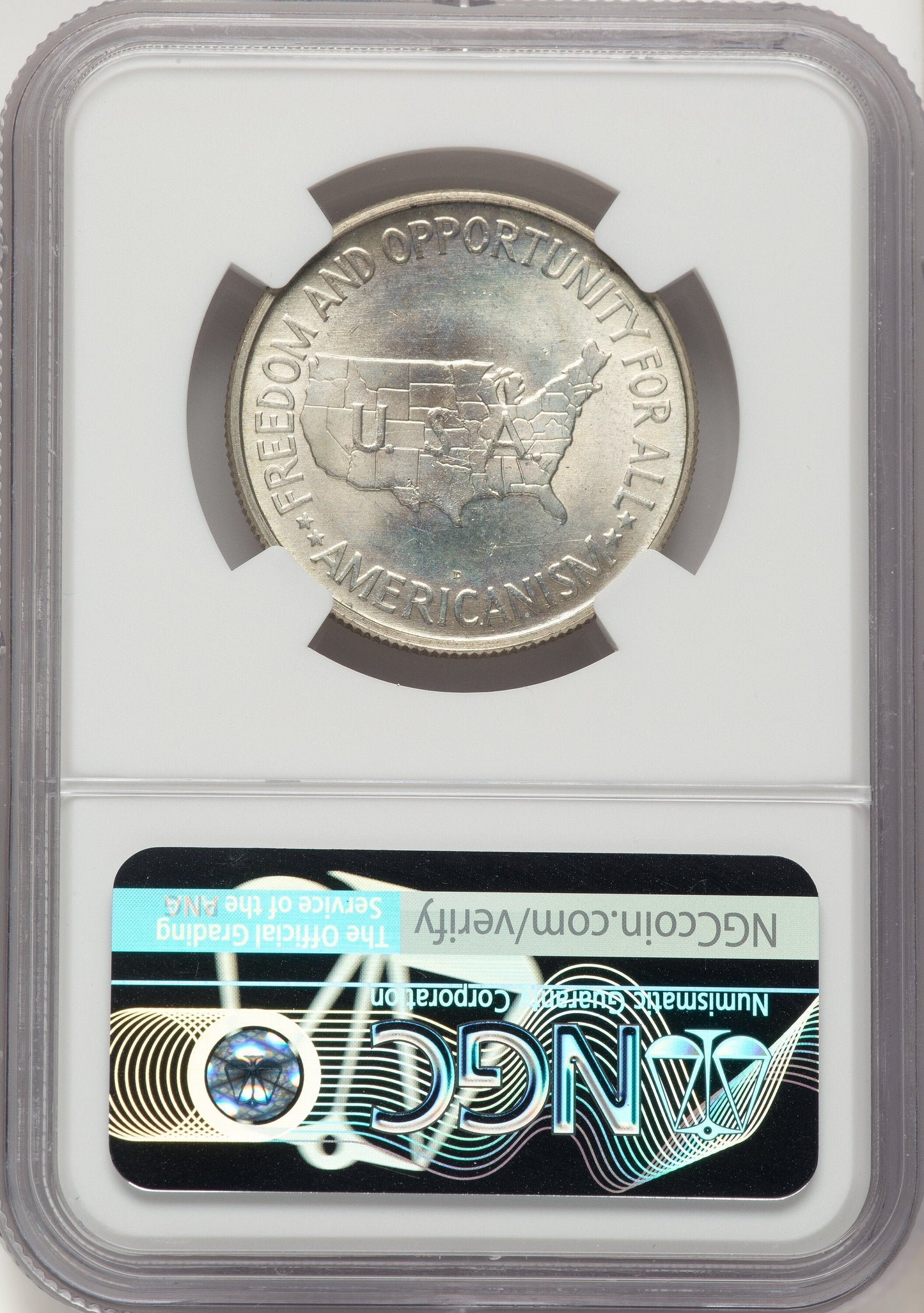 1951-D 50C Washington-Carver Commemorative Silver NGC MS67